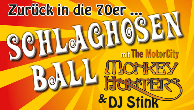 Schlaghosenball – mit The MotorCity Monkey Hunters & DJ Stink