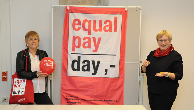 Equal Pay Day am 10.3. mahnt, die Lohnlücke zu schließen