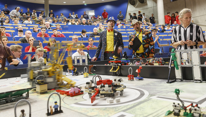 Regionalwettbewerb der First Lego League an der OTH Regensburg