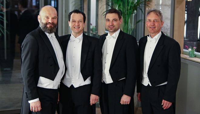 Das Spatzen-Quartett gastiert im Hammerschloss-Stodl