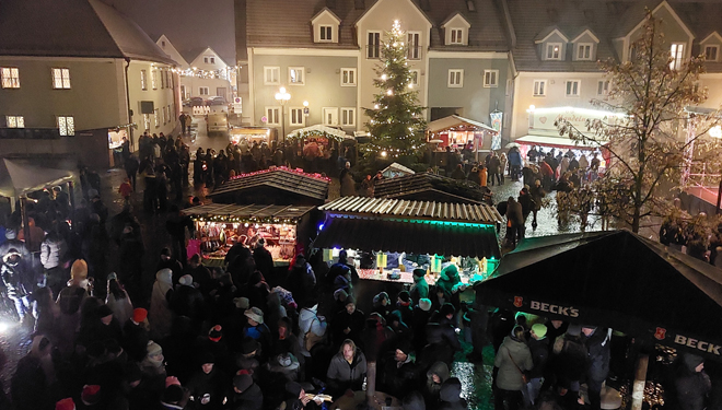 Großes Rahmenprogramm am Nittenauer Weihnachtsmarkt vom 8. bis 10. Dezember