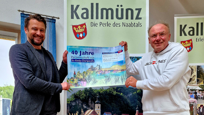 40-jähriges Partnerschafts-Jubiläum Kallmünz und St.-Genès-Champanelle