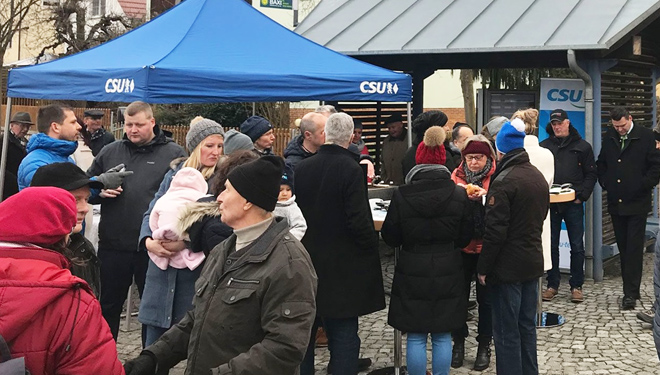 CSU Teublitz lädt zum Wintergrillen in die Hugo-Geiger-Siedlung