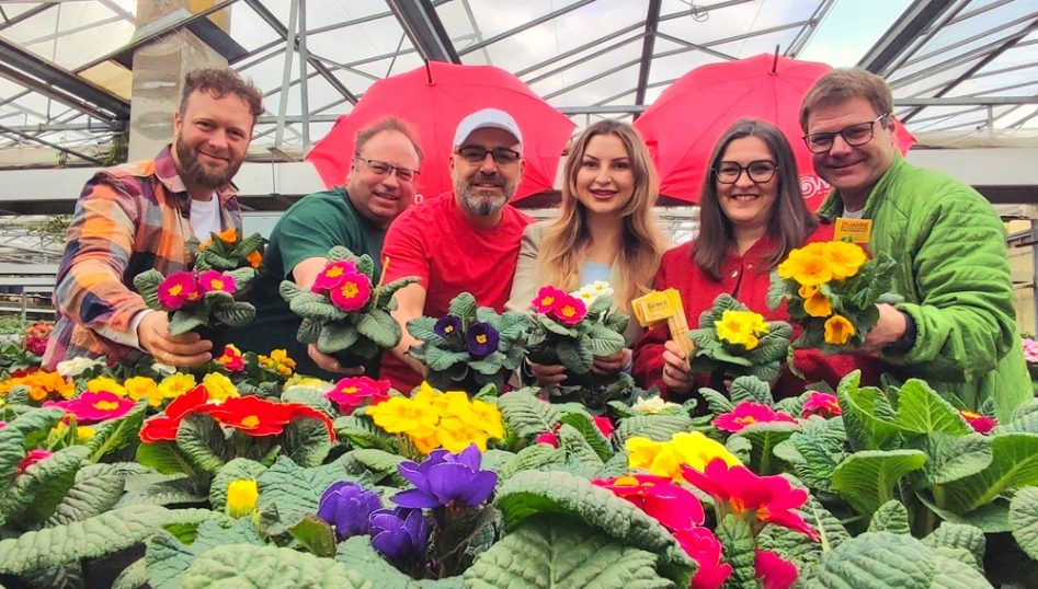 Primelaktion in Burglengenfeld zum Frühlingsanfang: Wifo sagt „Danke mit Blume“