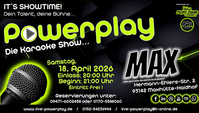 Karaoke-Show in Maxhütte-Haidhof