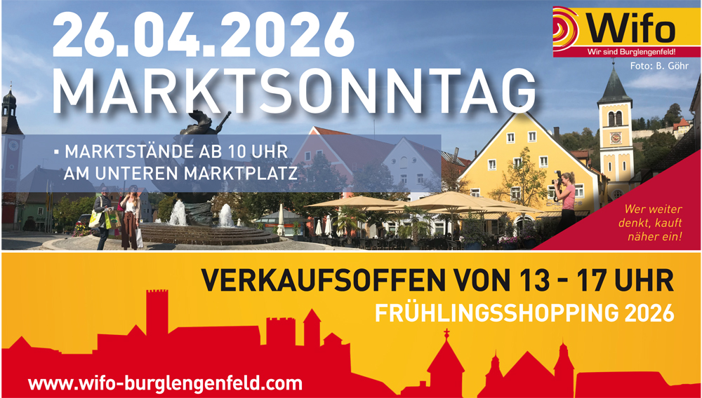 Verkaufsoffener Marktsonntag in Burglengenfeld