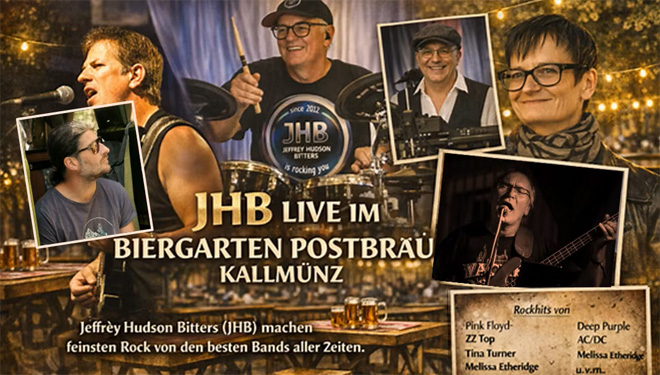 JHB live im Biergarten Postbräu Kallmünz